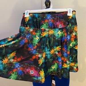 Sparkle Skirt Running Shorts/Skirt Combo size s